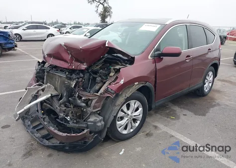 2013 Honda Cr-V Ex-L from USA, damaged, VIN 5J6RM3H79DL021426